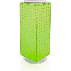 Interlocking Pegboard Countertop Display, 8" x 20", Green ,1 Piece