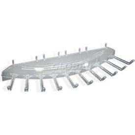 Acrylic Necklace Bar For Pegboard/Slatwall, Clear, 16" Wide - Pkg Qty 4