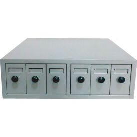 Microscope Slide Cabinet, 18-3/4"W x 4-7/8"D x 15-3/4"H, Beige