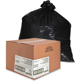 Recycled Heavy-Duty Black Trash Liners
60 Gallon Capacity
2.00 Mil Thickness