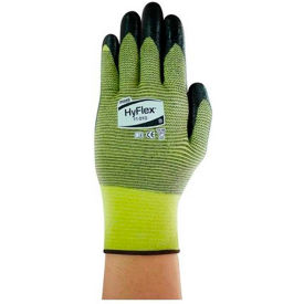 Cut Resistant Gloves, Black Nitrile Palm Coat, Size 7, 1 Pair