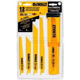 Bi-Metal Reciprocating Saw Blade Set, 12 Piece Set W/Telescoping Case