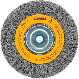 HighPerformance Bench Grinder Brush, 8" Diameter, 5/8" Arbor, 4000 RPM