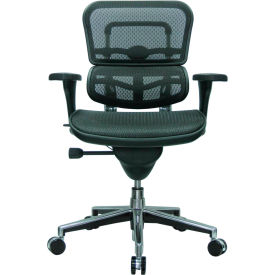 Ergohuman Mid Back Chair - Black Mesh