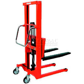 Hydraulic Stacker Step Type - 1322 Lb. Capacity - 59" Lift