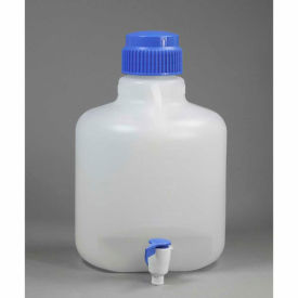 Autoclavable Carboy with Spigot, Polypropylene, 10 Liters, White, 1/PK