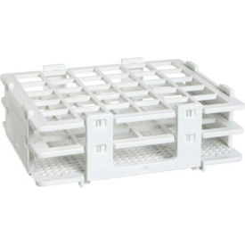 Test Tube Half Rack for 13-16mm Tubes, 30 Places, White, 1/PK