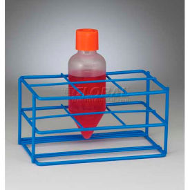 Centrifuge Tube Rack, For Conical/Round Bottom 250ml Tubes, 6 Places, Blue, 1/PK