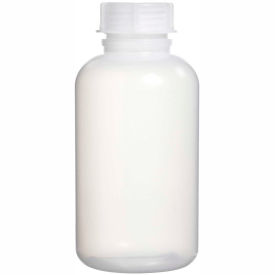 LDPE Heavy Duty Closure Bottles, 2000ml, Clear, Wide Mouth, 3/PK