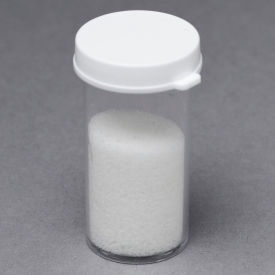 Snap Cap Styrene Vials, 5 Dram (19ml), Clear, White Cap, 144/PK