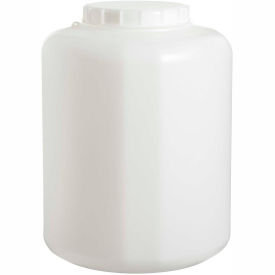 Heavy Duty Closure Bottle, HDPE, 10000ml, Clear, Wide Mouth, 1/PK