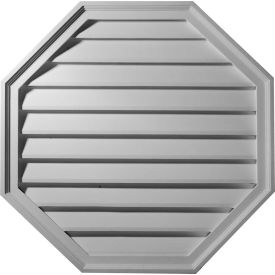 Functional Octagon Gable Vent Louver, 22"W x 22"H x 2-1/8"D