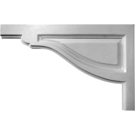 Large Traditional Stair Bracket, 11-3/4"W x 7-3/8"H x 1/2"D