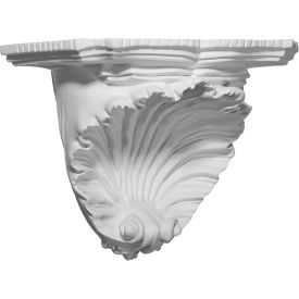 Shell Decorative Shelf, 10-3/8"W x 6"D x 7-3/8"H