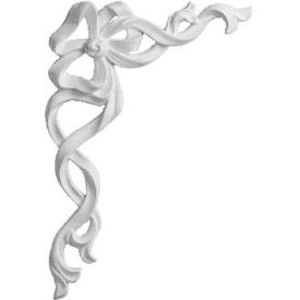 Small Ribbon W/Bow Onlay, 5-7/8"W x 8-5/8"H x 3/4"D