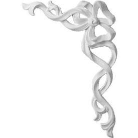 Small Ribbon W/Bow Onlay, 5-7/8"W x 8-5/8"H x 3/4"D