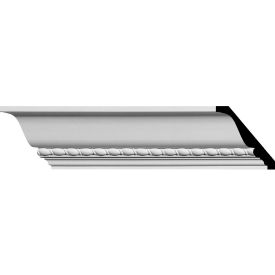 Theia Bead And Barrel Crown Moulding, 3-3/4"H x 3-3/8"D x 5"F x 96"L