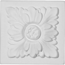 Kent Plinth Block, 3-3/4"W x 3-3/4"H x 1-3/8"D