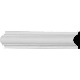 Ashford Smooth Panel Moulding, 1-5/8"H x 1/2"D x 96"L