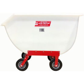 Poly-Tuf 11 Bushel 4 Wheel Polyethylene Nursery Cart