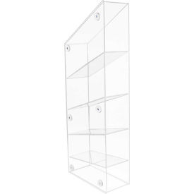 Clear Hood or Wall Mount Pipette Storage Bin with Mounting Magnet, 5"W x 10"D x 27"H