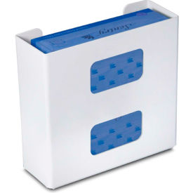 Double Economy Glove Box Holder, 11"W x 4"D x 10"H, White