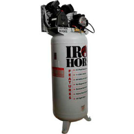 3HP Single-Stage Air Compressor, 60 Gallon Vertical, 150 PSI, 11.2 CFM, 1-Phase 208-230V
