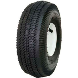 Wheelbarrow Tire & Wheel 4.10/3.50-4 - 4 Ply - Sawtooth