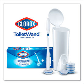 Toilet Wand Kit w/Caddy & 6 Refill Heads