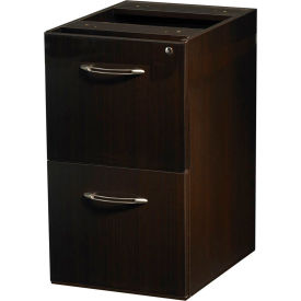 Aberdeen Credenza FF Pedestal 15-1/4"W x 20"D x 27-1/2"H Mocha