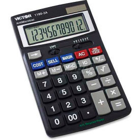 12-Digit Business Analyst Calculator, 4" X 6-1/2" X 1-1/8", Black