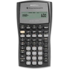 Financial Calculator, W/Case, 9-5/8" X 6-7/8" X 1-1/4", Silver