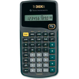 10-Digit Scientific Calculator, Battery Power, 3-1/10" X 6" X 4/5", Black