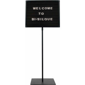 Magnetic Letter Board Stand, 18" X 24", Black