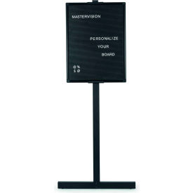 Letter Board Stand, 18"x 24", Aluminum Frame, Black