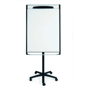 Mobile Presentation Easel, Black & Silver, 29.5" X 42"