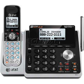 Cordless Digital Answering System with Base and 1 Additional Handset