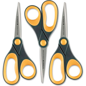 Titanium Non Stick Scissors, 8" Long, 3.25" Cut Length, 3/PK