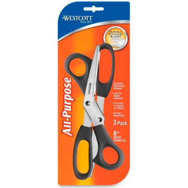 All Purpose Value 8" Bent Scissors 3-pack