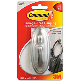 Command™ Decorative Hooks, Traditional, Large