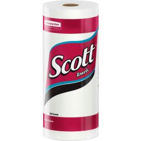 Perforated Kitchen Towel Rolls, 11" X 8.78", White, 20 Rolls/Case