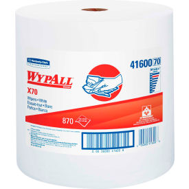 Perforated Wipes, Jumbo Roll, 12-1/2" X 13-2/5", White, 870/Roll