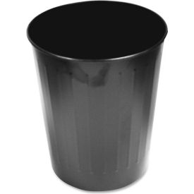 Fire Safe Trash Can 6 Gal. Steel Black