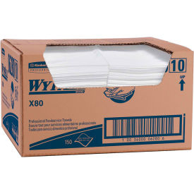 Foodservice Paper Towel, 12-1/2" X 23-1/2", White/Blue, 150/Case
