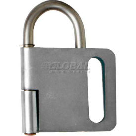Heavy Duty Lockout Tagout Hasp - 1" Shackle, Gray