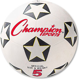 Rubber Sports Ball, For Soccer, No. 5, White/Black