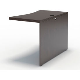 Aberdeen Contour Bridge 42"W x 24"D x 29-1/2"H Mocha