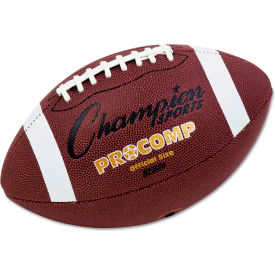 Pro Composite Football, Official Size, 22", Brown