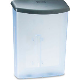 Outdoor Literature Box, 10"W x 4-1/2"D x 13-1/8"H, Black/Clear