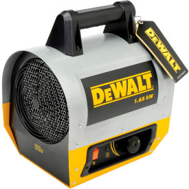Portable Forced Air Electric Heater with Adjustable Thermostat, 120V, 1 Phase, 1650 Watt